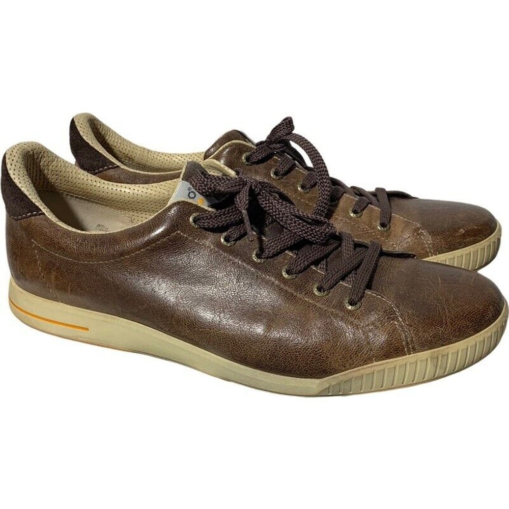ecco Danish Design mens shoes 47 / US 13, Brown Soft Leather Lace-up